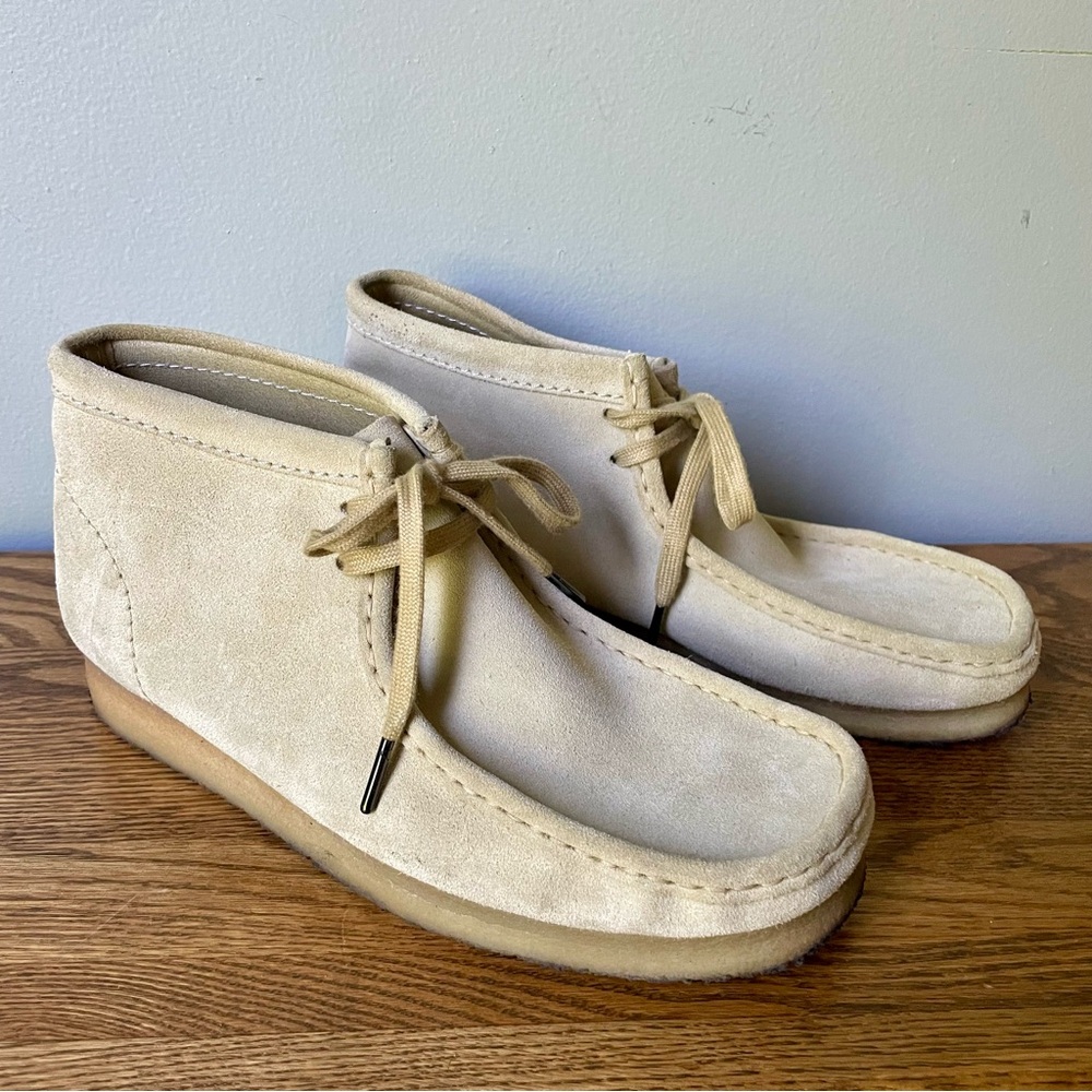 Clarks ORIGINALS Mens Wallabee Boot, Suede, Maple, size 11, EUC